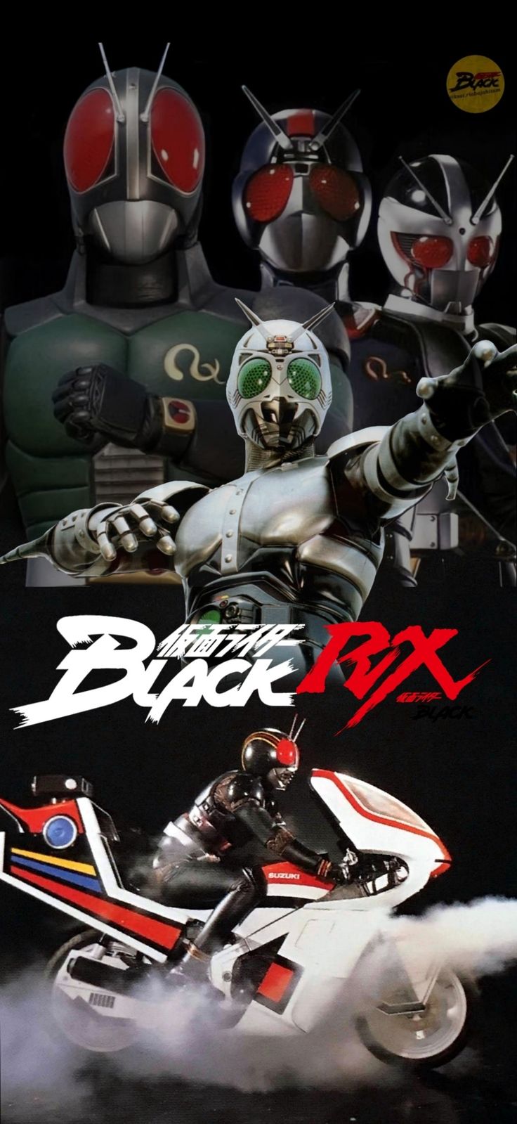 736x1599 Kamen Rider Black RX