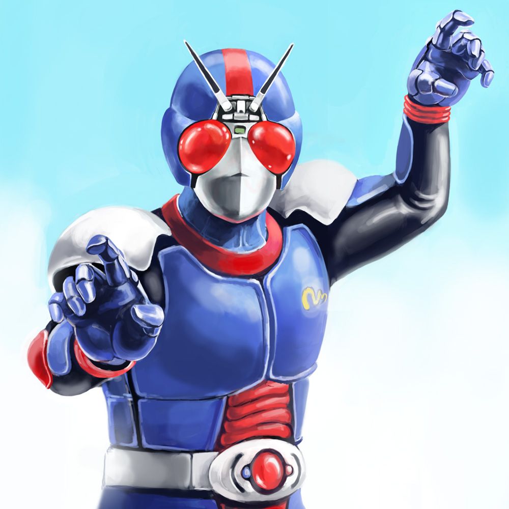1000x1000 Biorider Rider Black RX by matchin Anime Image Board