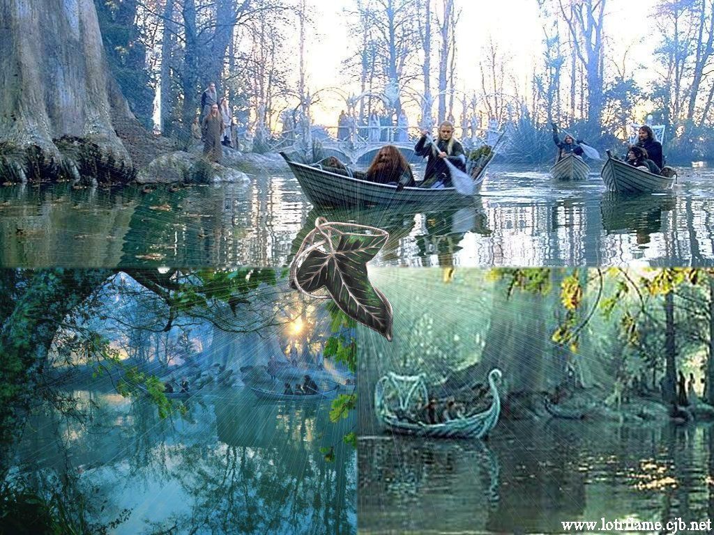 1024x768 Lothlórien Wallpaper