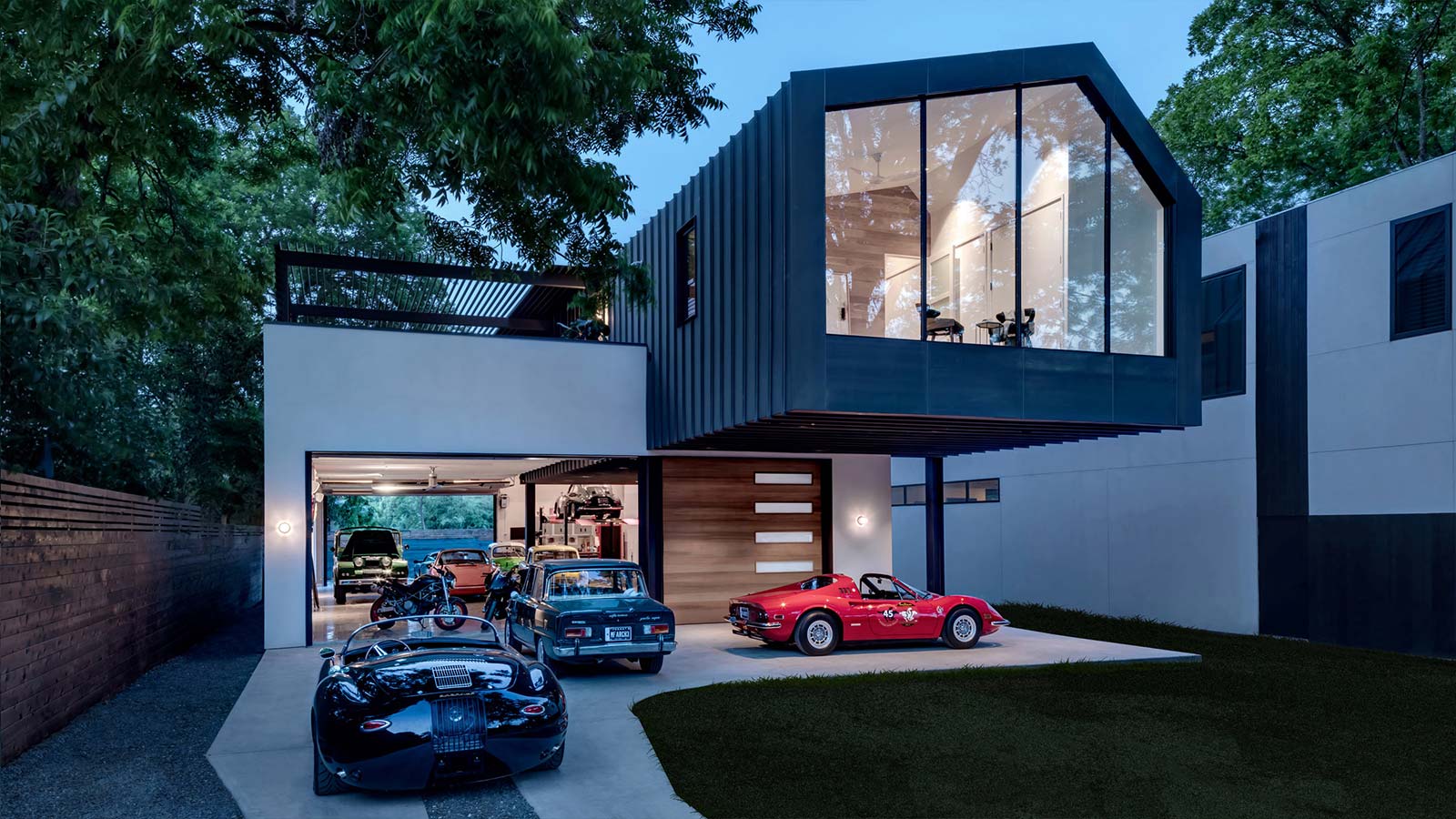 1600x900 Autohaus: Unconventional Texas home designed to showcase the owners' car collection Stunning Homes