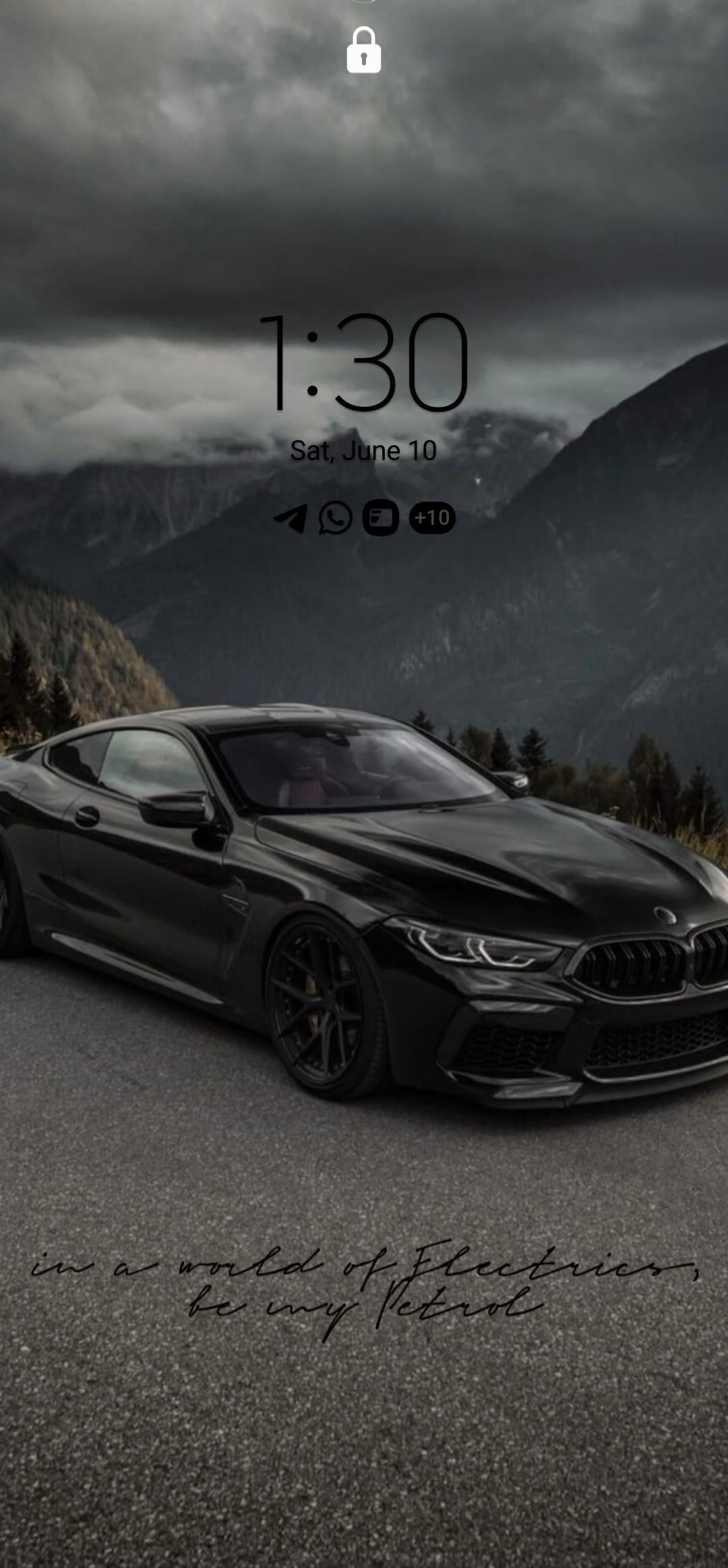 1080x2325 Anyone else use their cars as their Lock Screen or am I just corner?