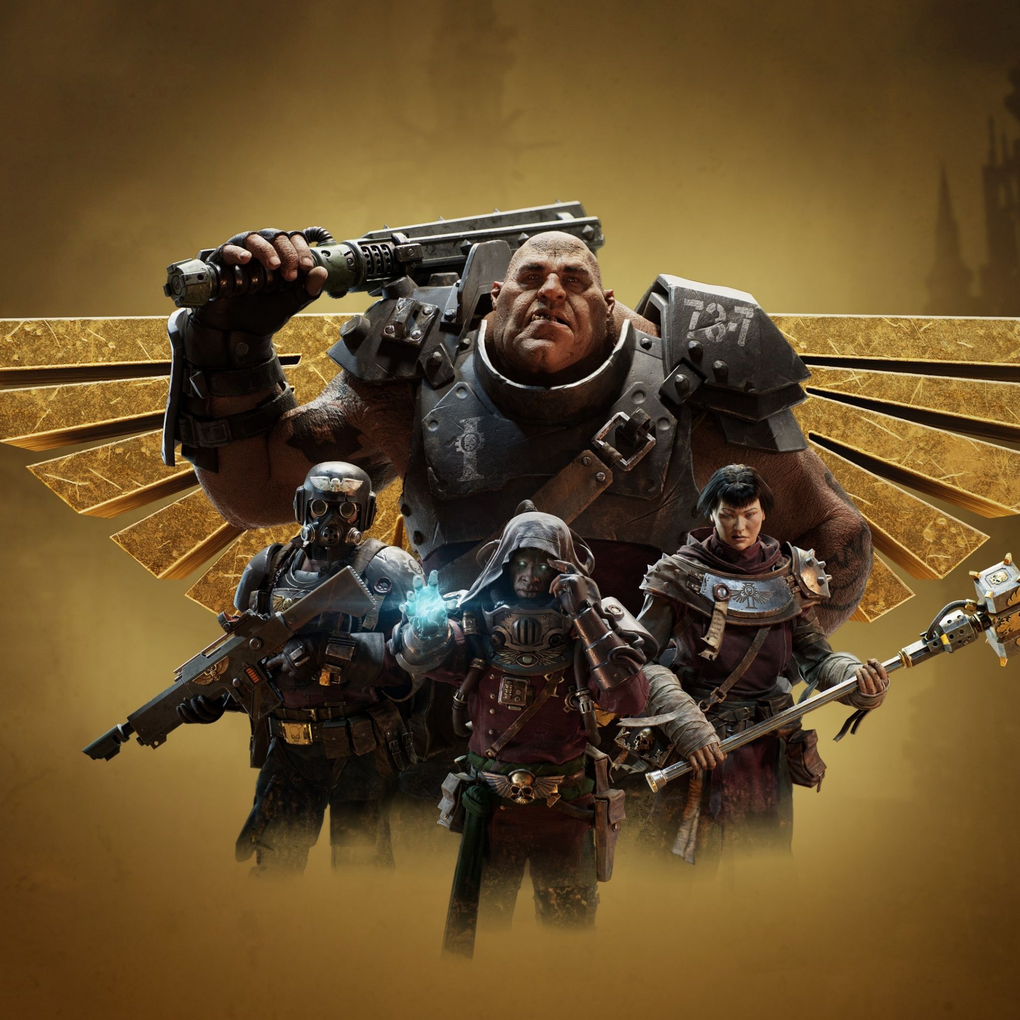 2048x2048 Warhammer 40000: Darktide Wallpaper 4K, Video Game