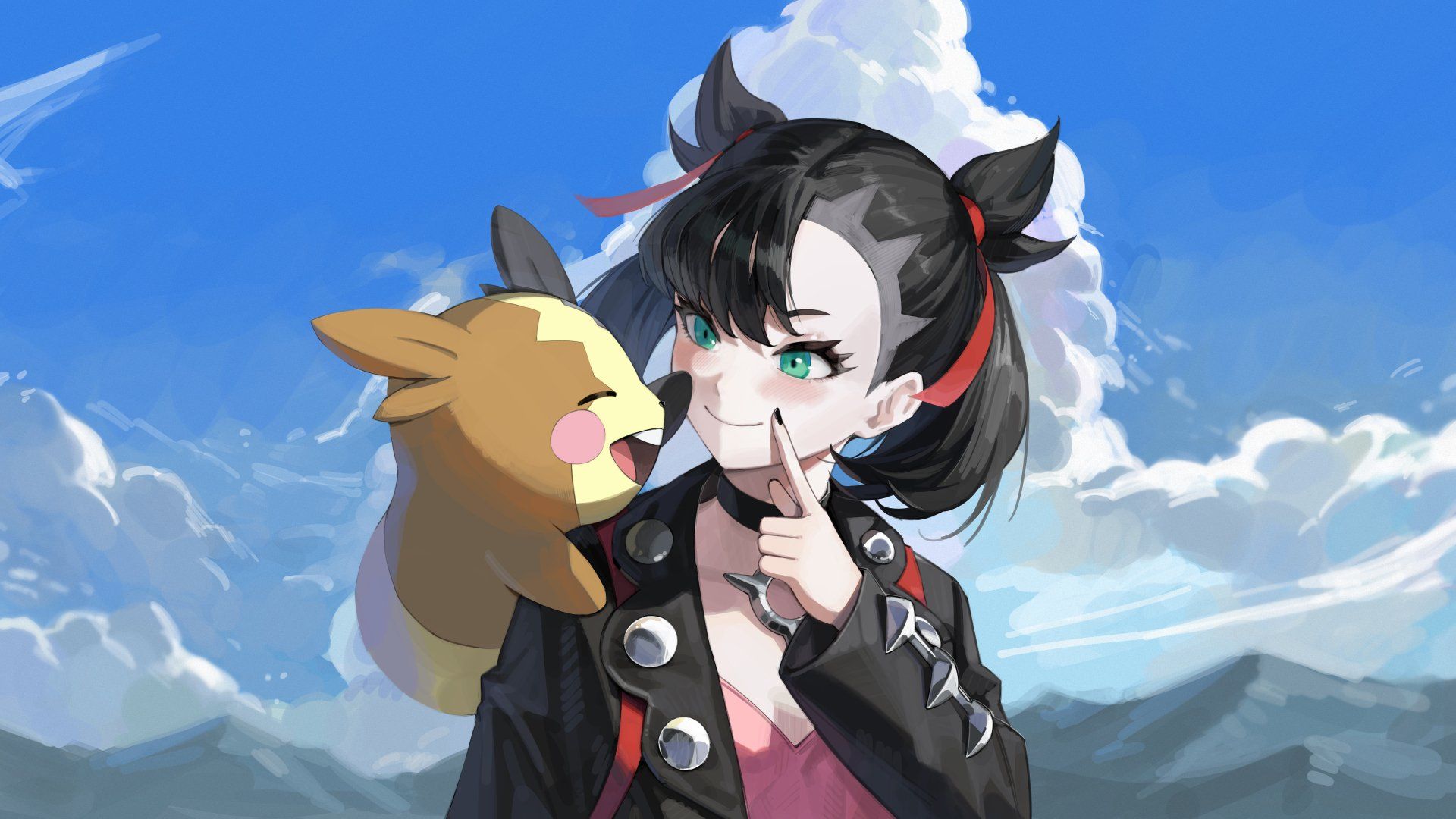 1920x1080 Marnie & Morpeko