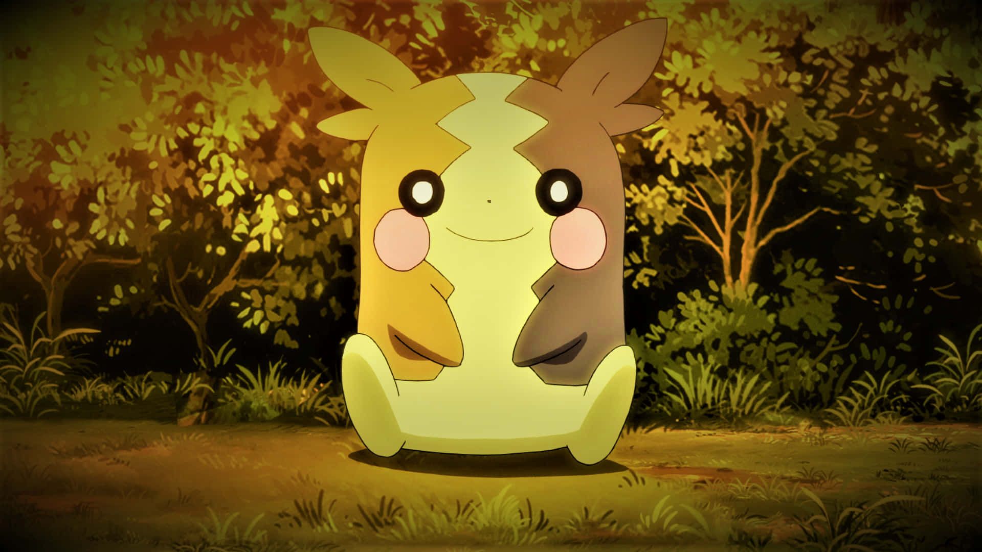 1920x1080 Download Sitting Morpeko Wallpaper