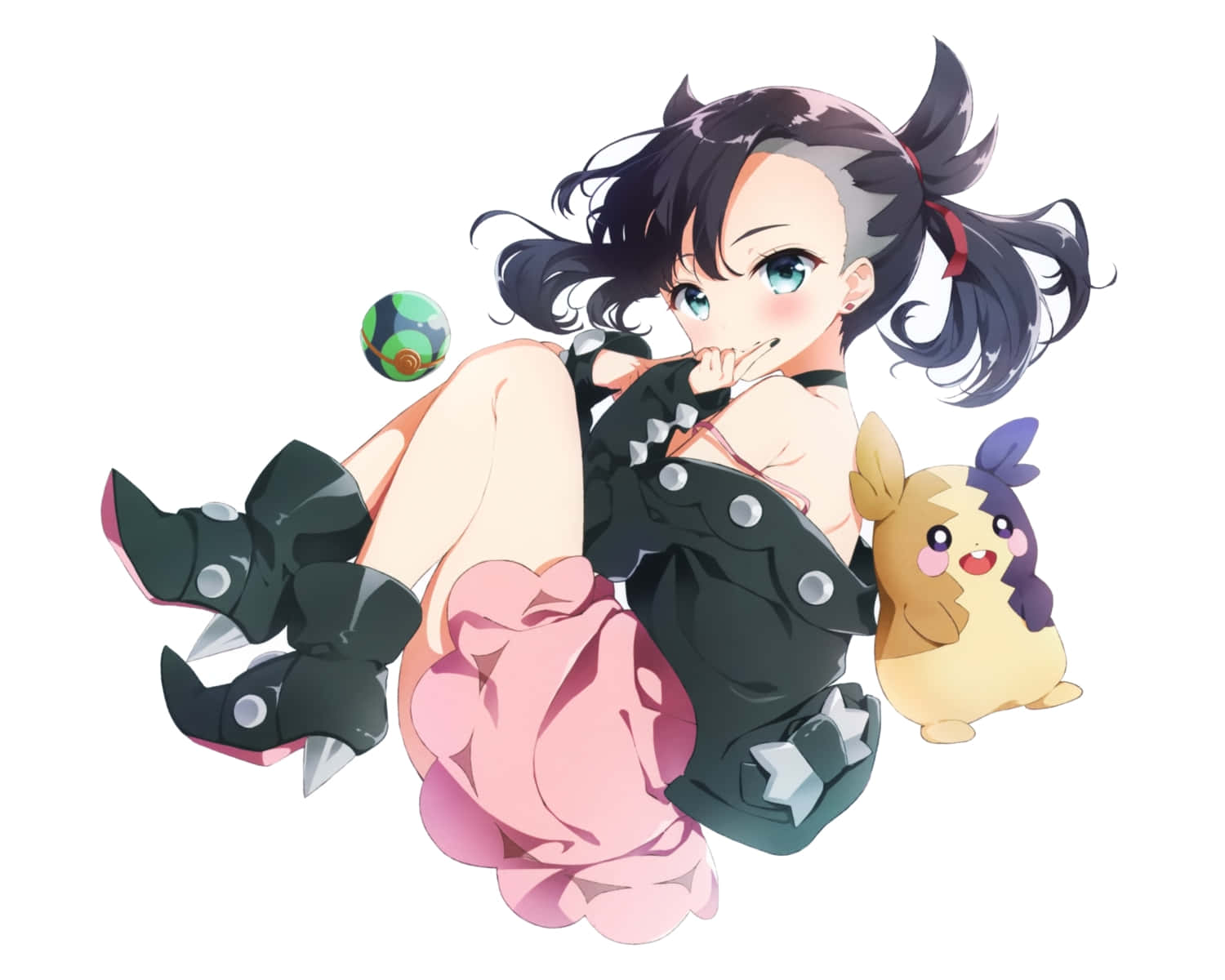 1500x1200 Download Posey Marnie With Morpeko Wallpaper