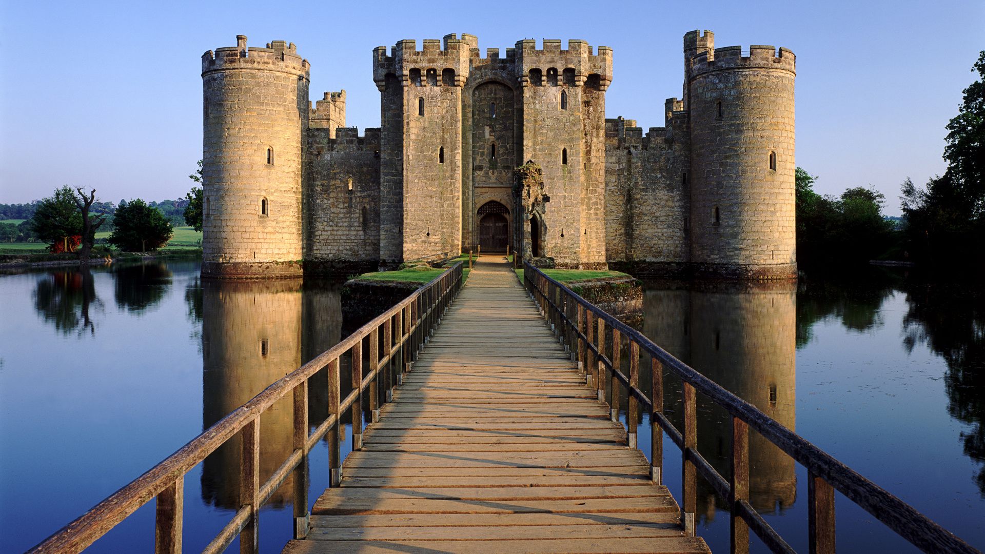 1920x1080 Bodiam Castle Wallpaper