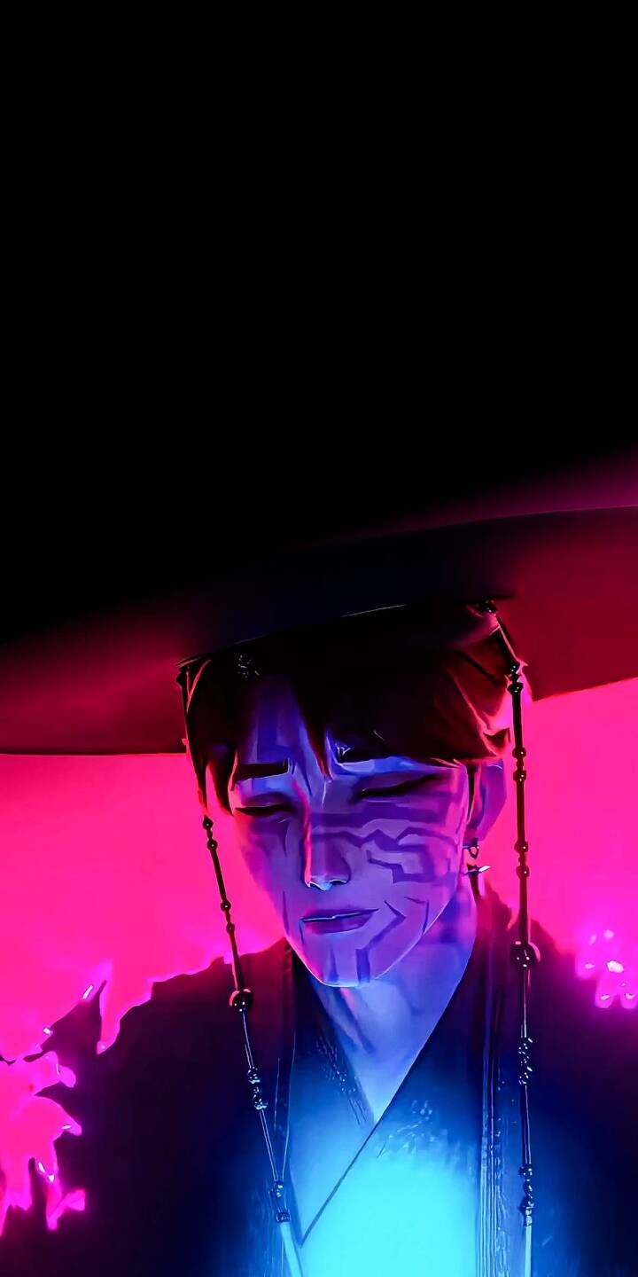 720x1440 Jinu Dark Light Korean Kpop Demon Hunters Movie Wallpaper HD