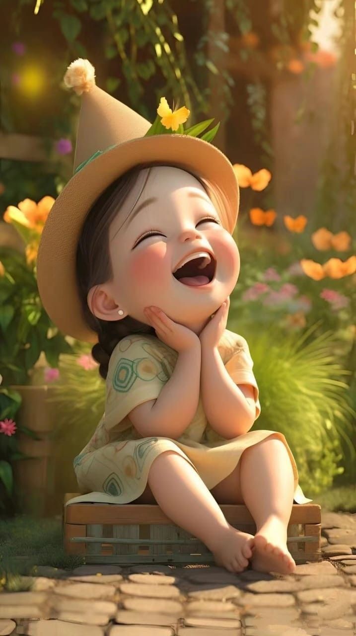 717x1280 Animated big smile. Animated smiling, Sweet smile image, Cute kids