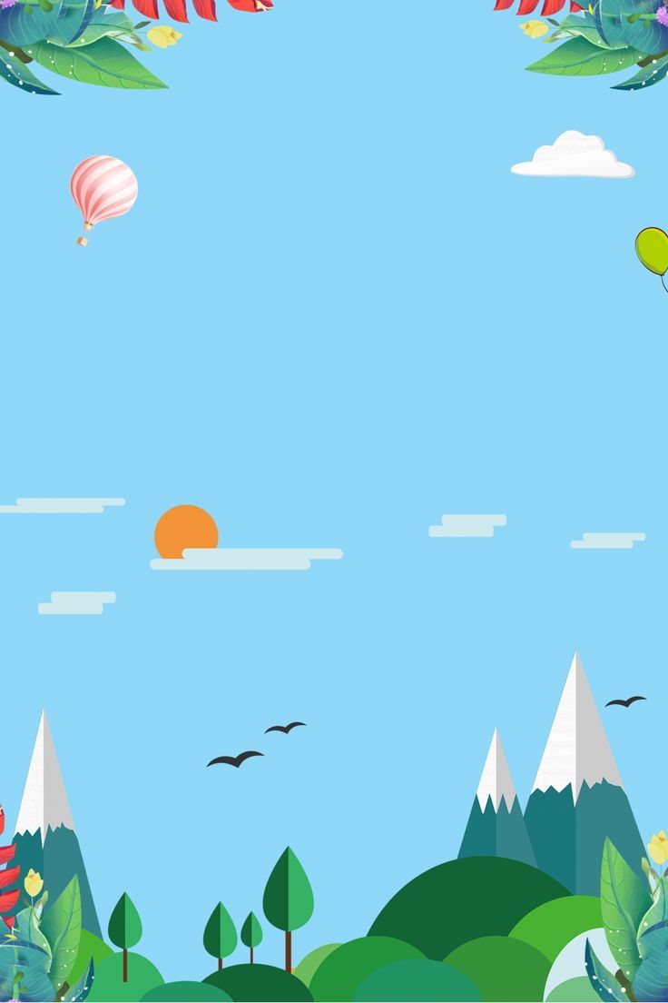 736x1104 Children S Day Cartoon Theme Background Wallpaper Image For Free Download