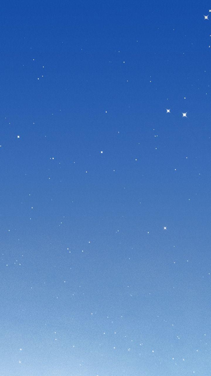720x1280 Clear sky, sky, blue, stars, evening, 720x1280 wallpaper. Blue sky wallpaper, Blue wallpaper iphone, Clear blue sky