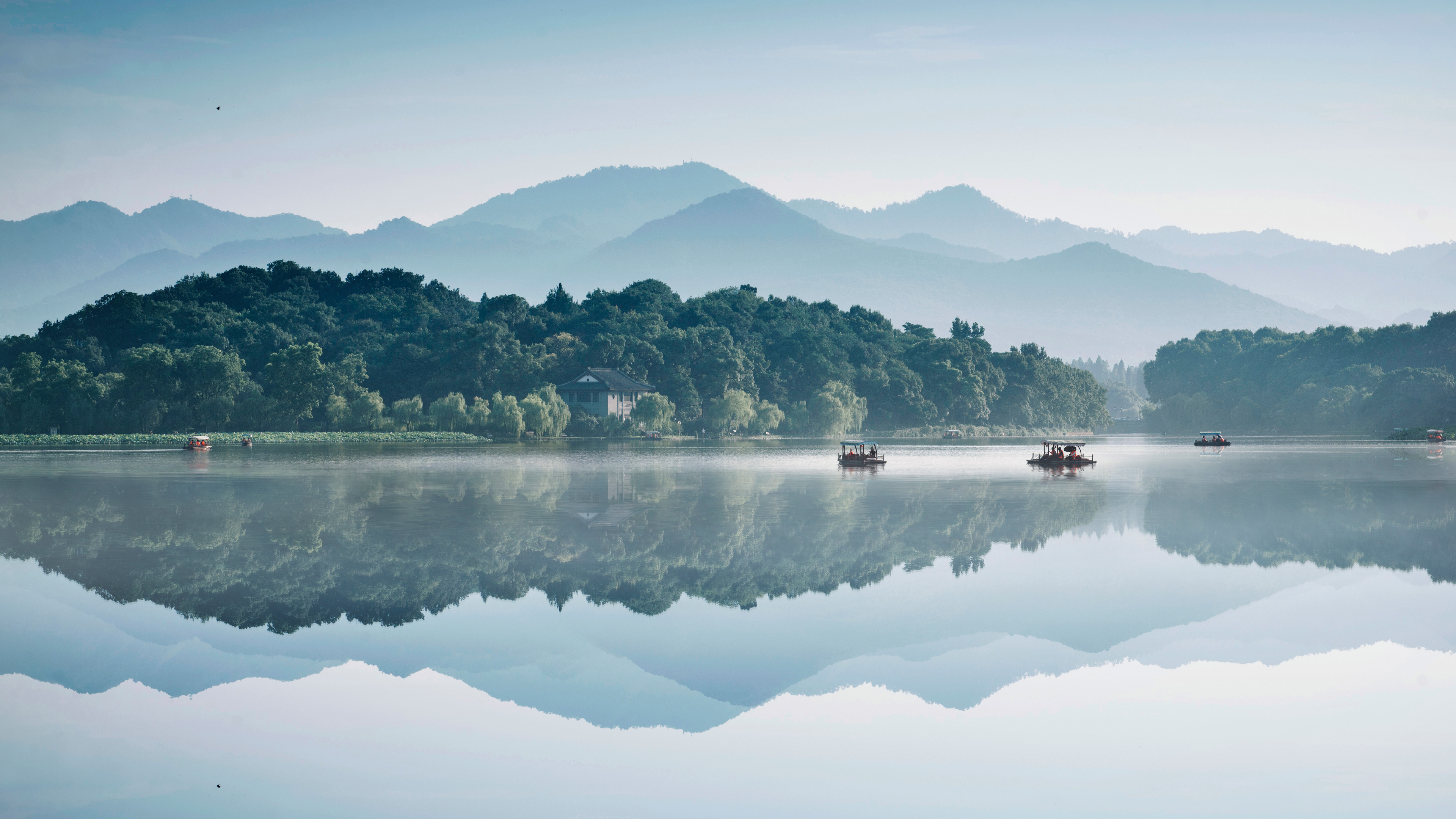 3840x2160 Hangzhou West Lake China Wallpaper, HD City 4K Wallpaper, Image and Background