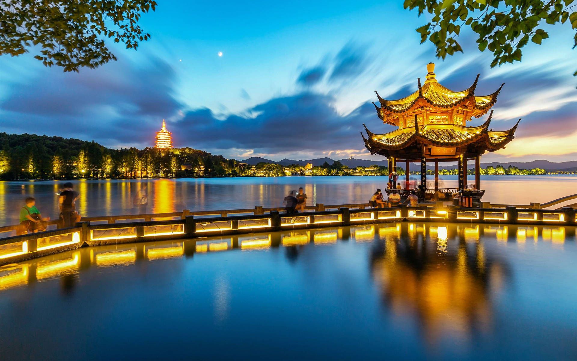 1920x1200 West Lake Wallpaper
