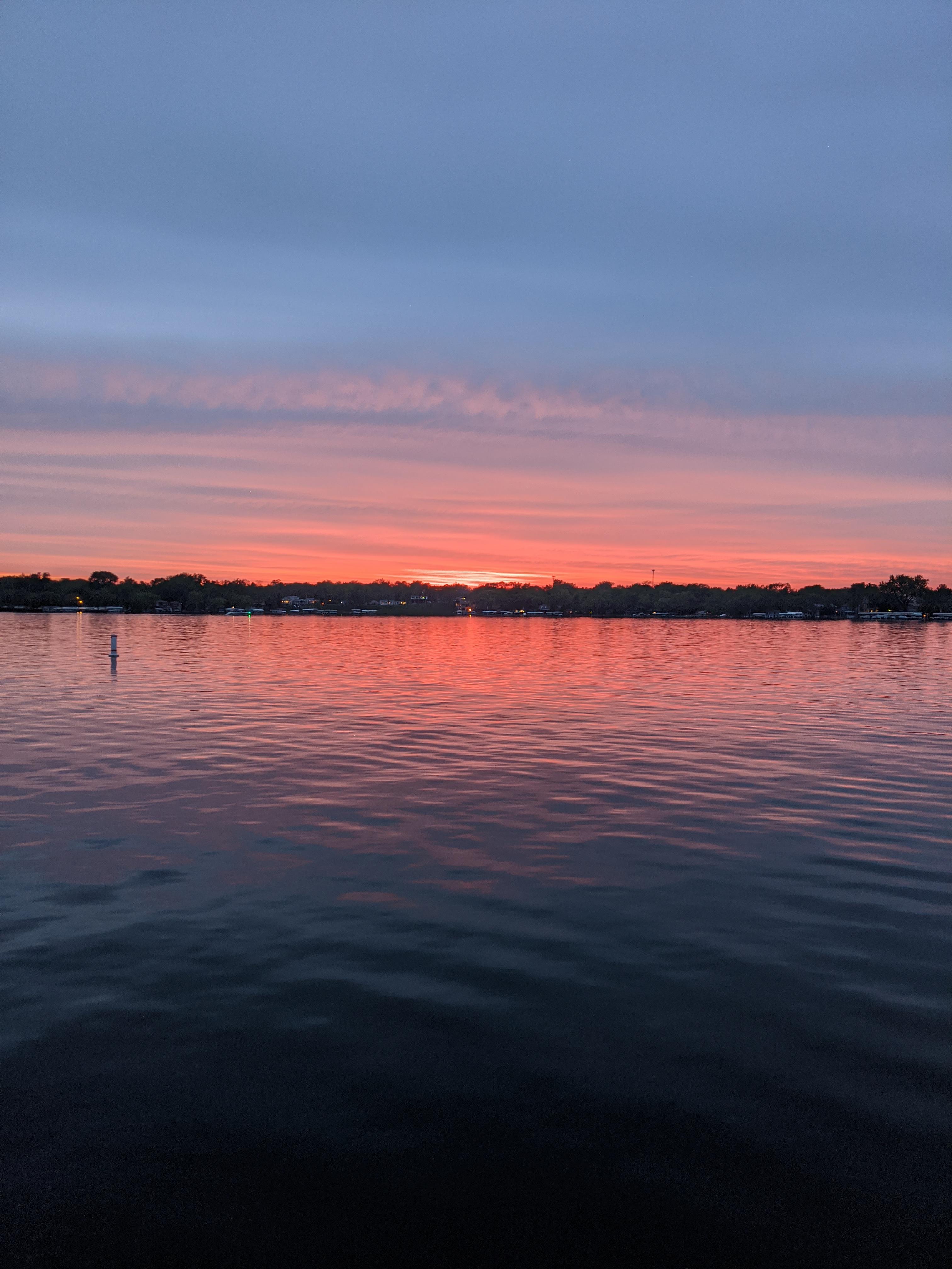 3024x4032 Sunset last night over West Lake Okoboji