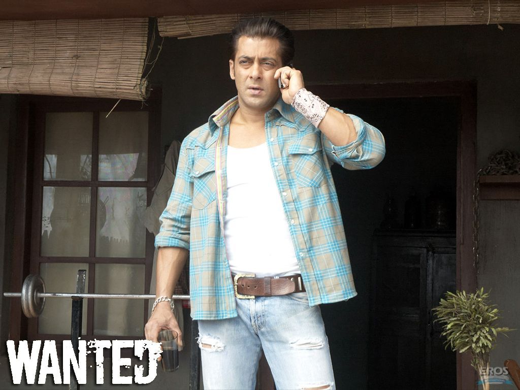 1024x768 Salman Khan Wanted Wallpaper