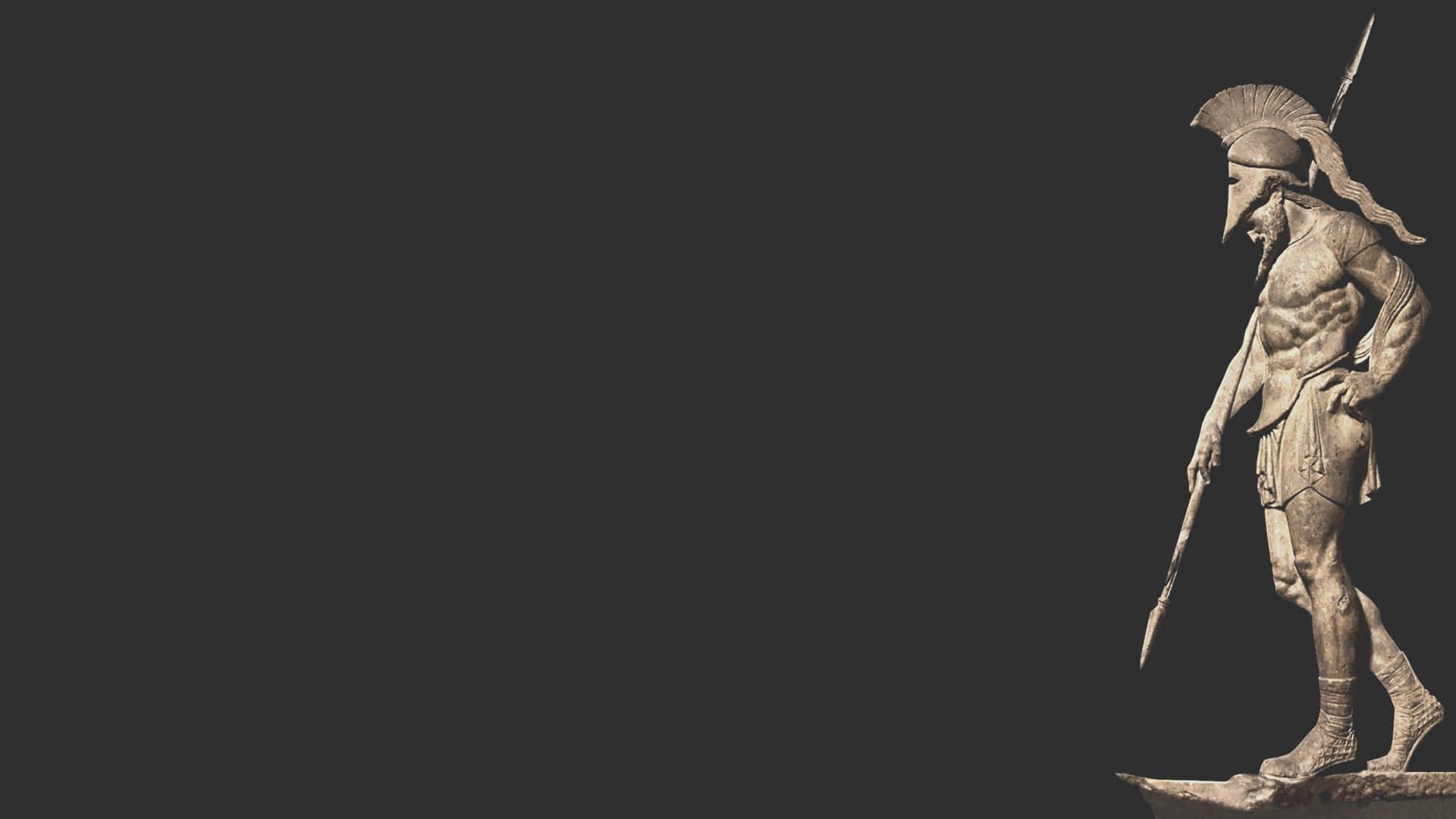 1920x1080 Download Best Greek Mythology Spartan Black Background Wallpaper