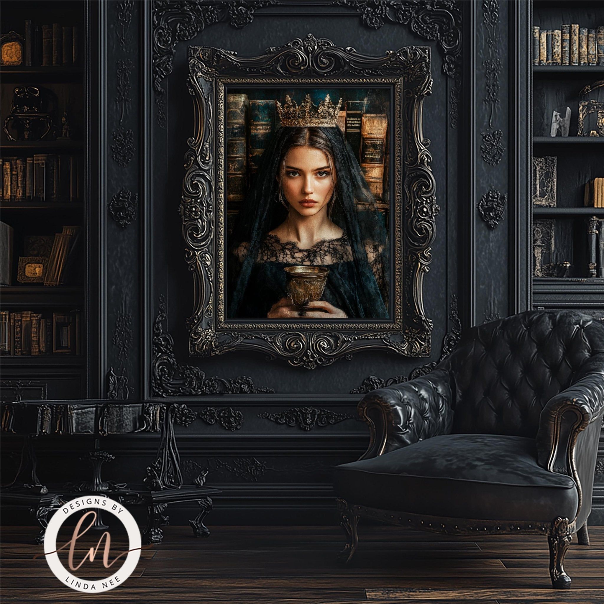 2048x2048 Greek Goddess Wall Art Print. Elegant Mythology Decor