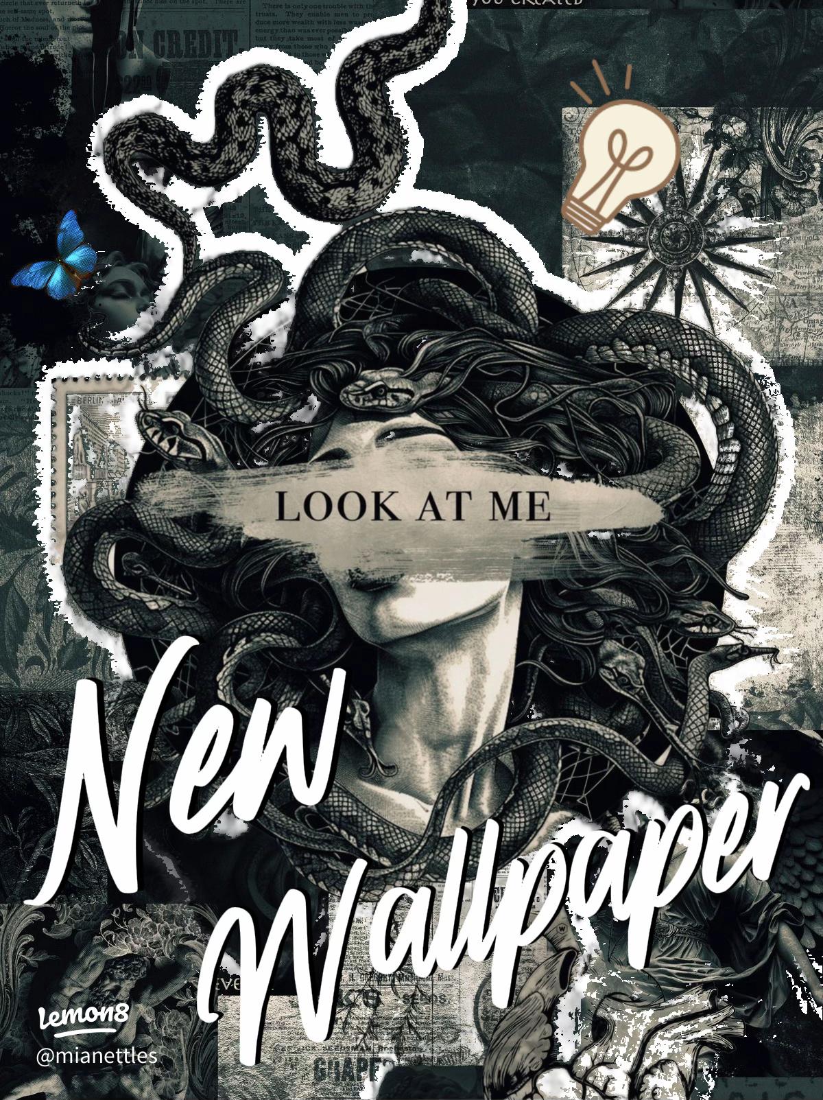 1200x1603 My New Medusa iPhone Wallpaper: Dark Academia Greek Mythology Aesthetic