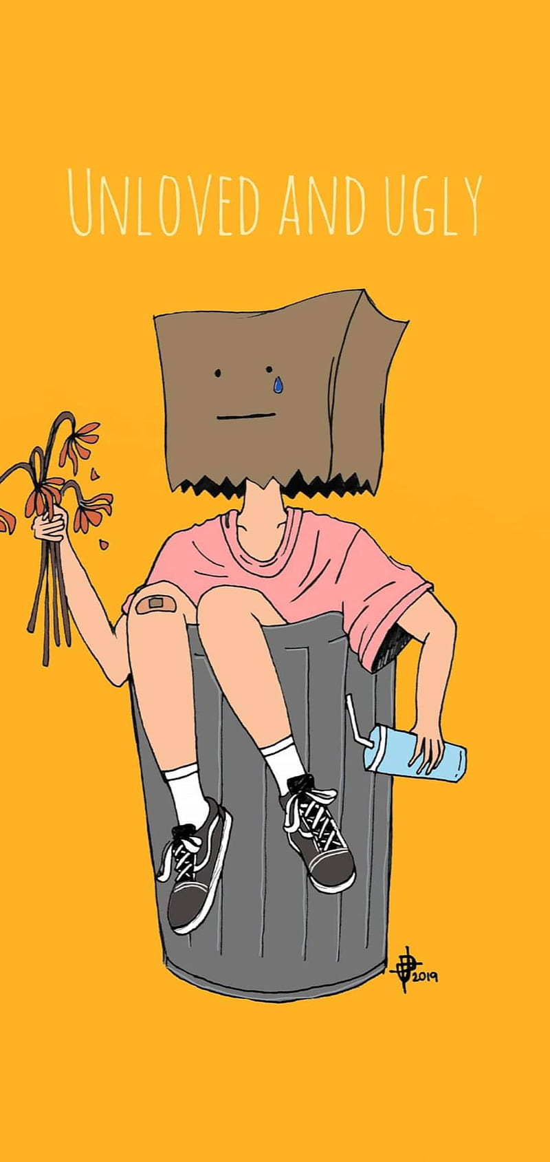 800x1689 Unloved and ugly, single, ungly, unlucky, HD phone wallpaper