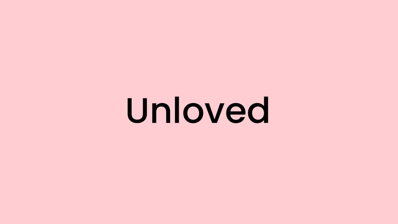 1280x720 Unloved Wallpaper