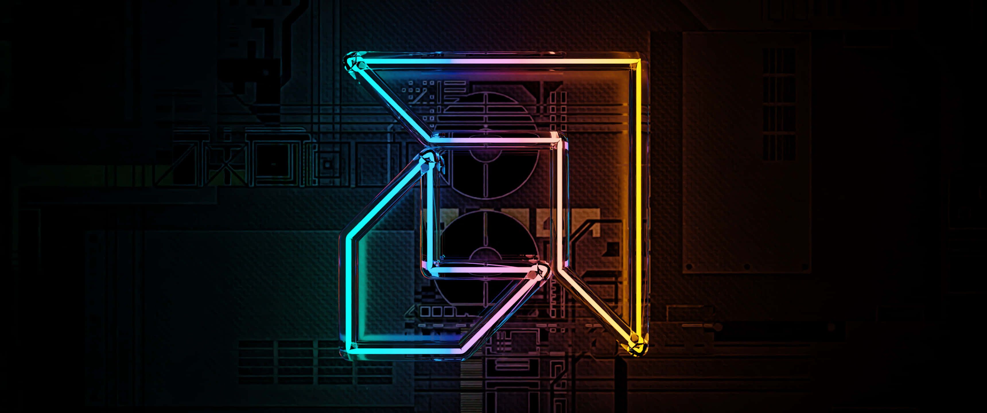 3440x1440 Download Neon Bright 3440x1440 Wallpaper