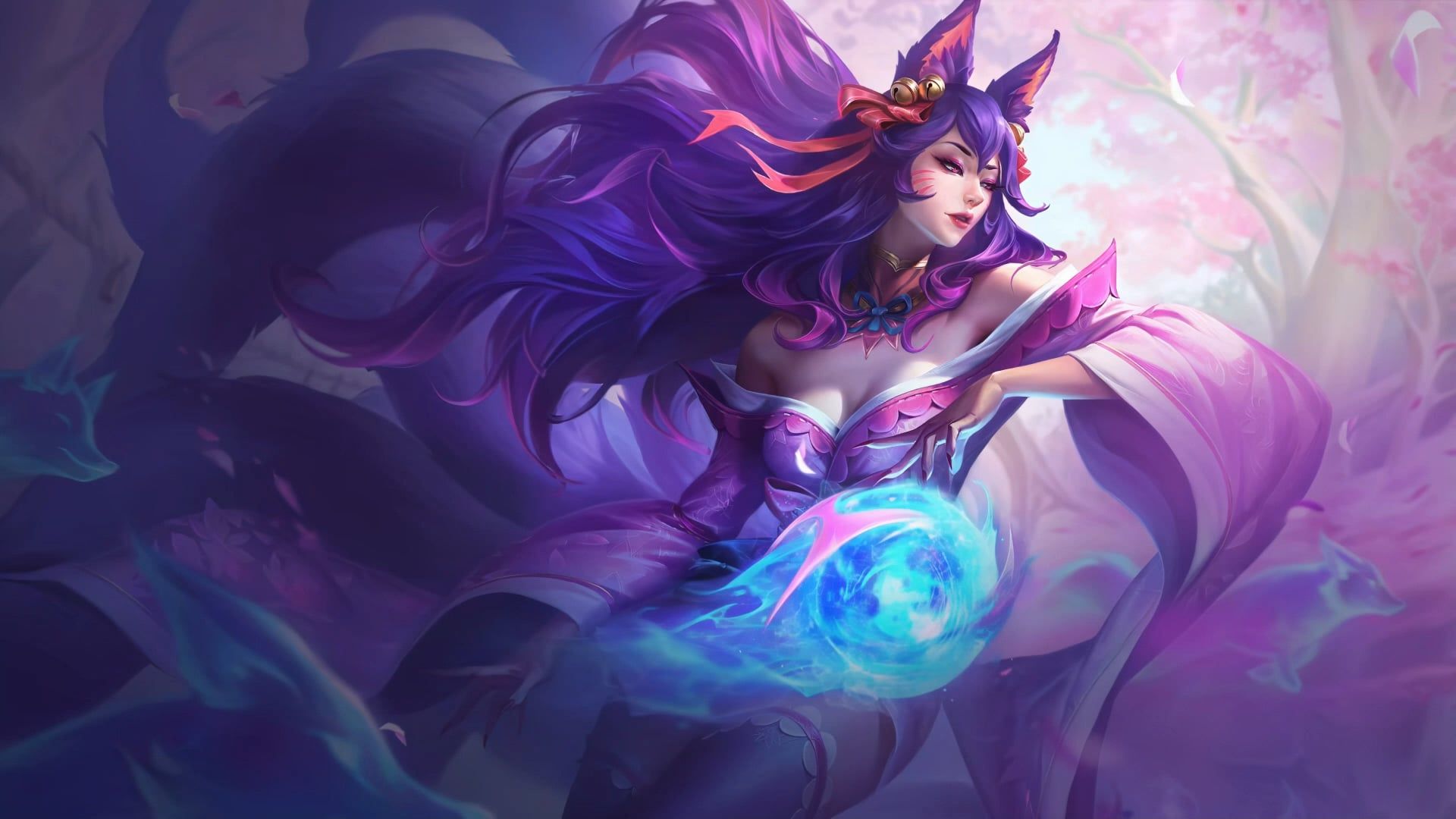 1920x1080 Ahri Spirit Blossom Wallpaper