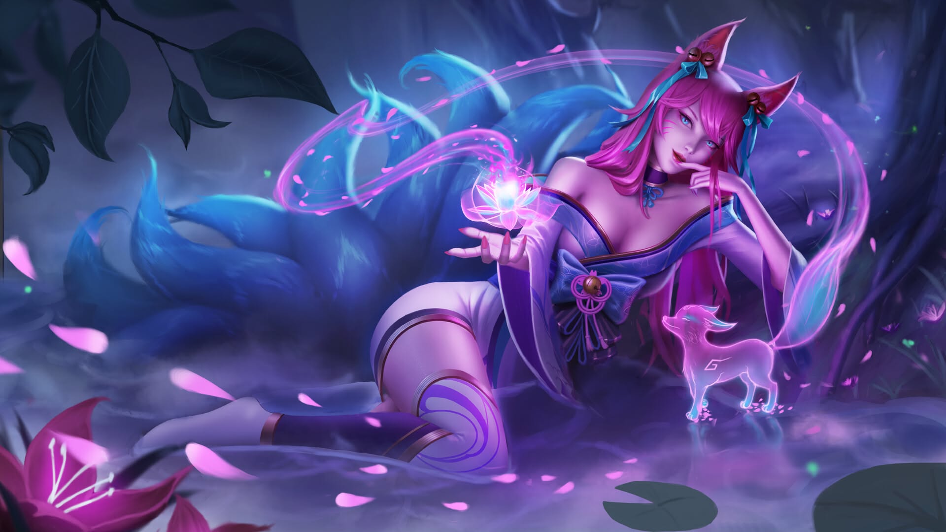 1920x1080 Spirit Blossom Ahri, Yao Jihan
