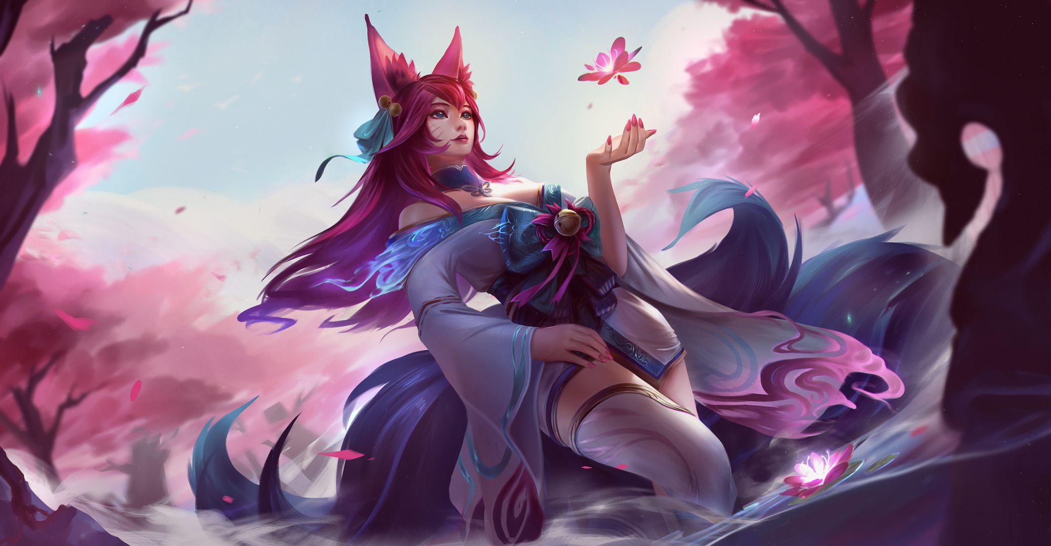 2078x1080 Spirit Blossom Ahri Wallpaper by BcoPy Anime Image Board