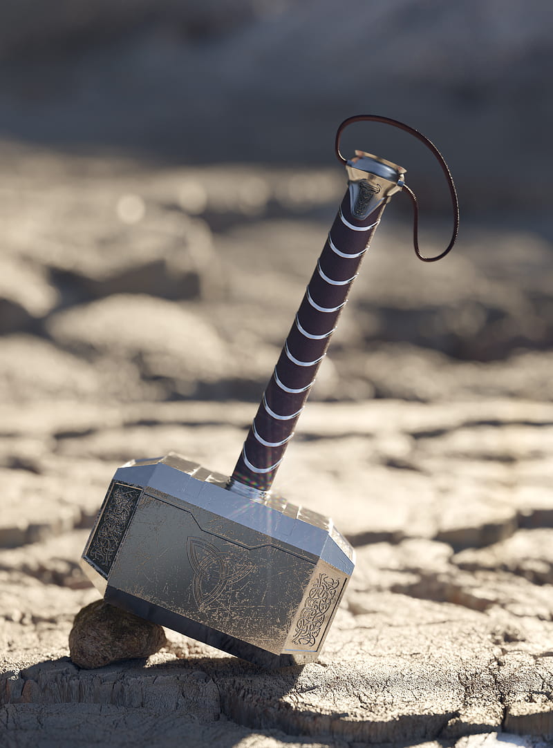 800x1083 Thor hammer, marvels, movie, HD phone wallpaper