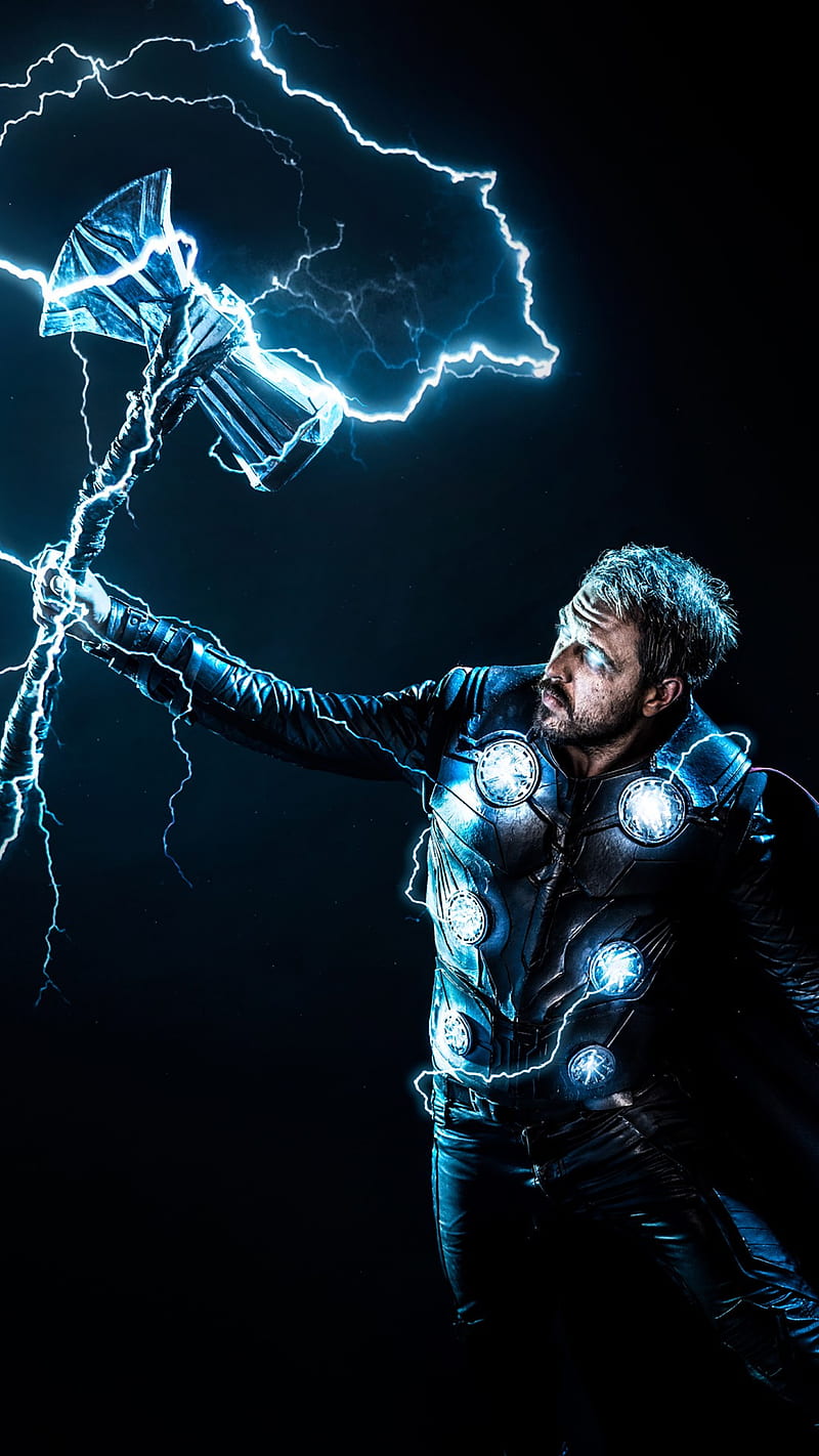 800x1422 Thor Stormbreaker, hammer, stormbreaker, thor, HD phone wallpaper