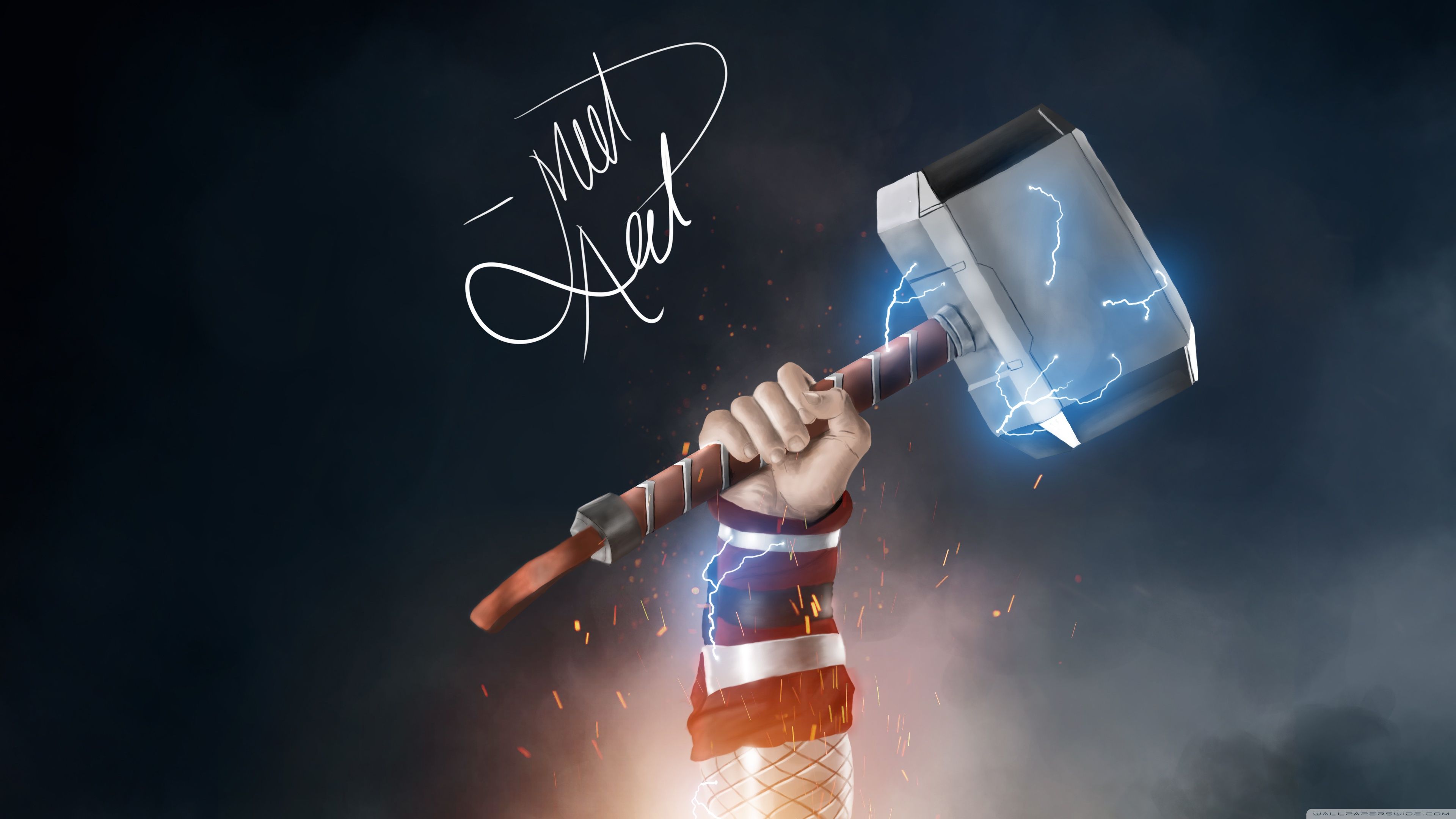 3840x2160 Mjolnir Thor Wallpaper 4K UHD Wallpaper for UltraHD Desktop and TV : Smartphone and Tablet Devices