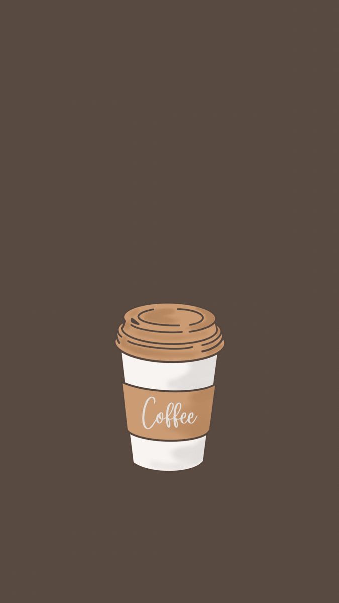 675x1200 Beautiful Cross Wallpaper for Your iPhone. Brown and white coffee design, Cartoon coffee cup illustration, Coffee shop decor ideas