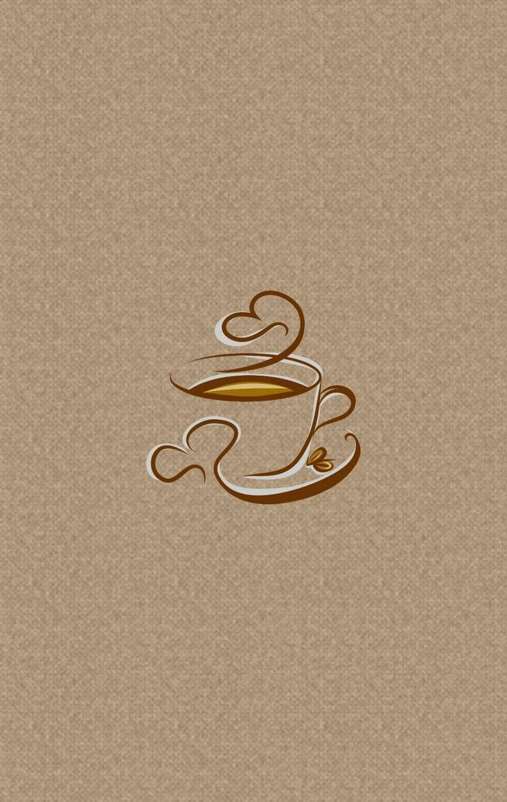 735x1163 Coffee Brown Wallpaper