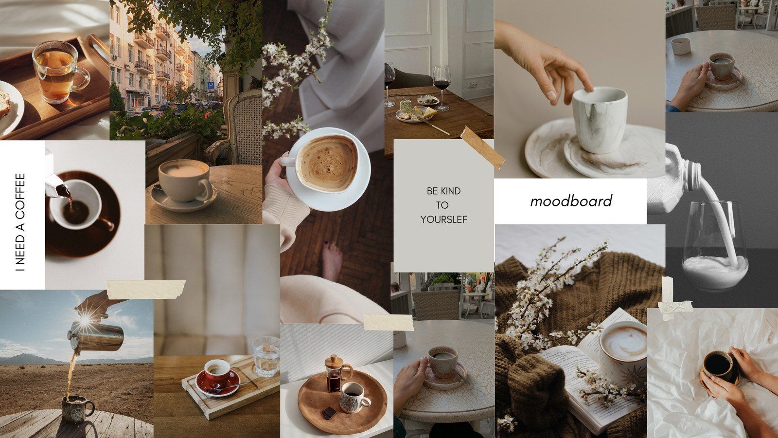 1600x900 Coffee Aesthetic Desktop Wallpaper