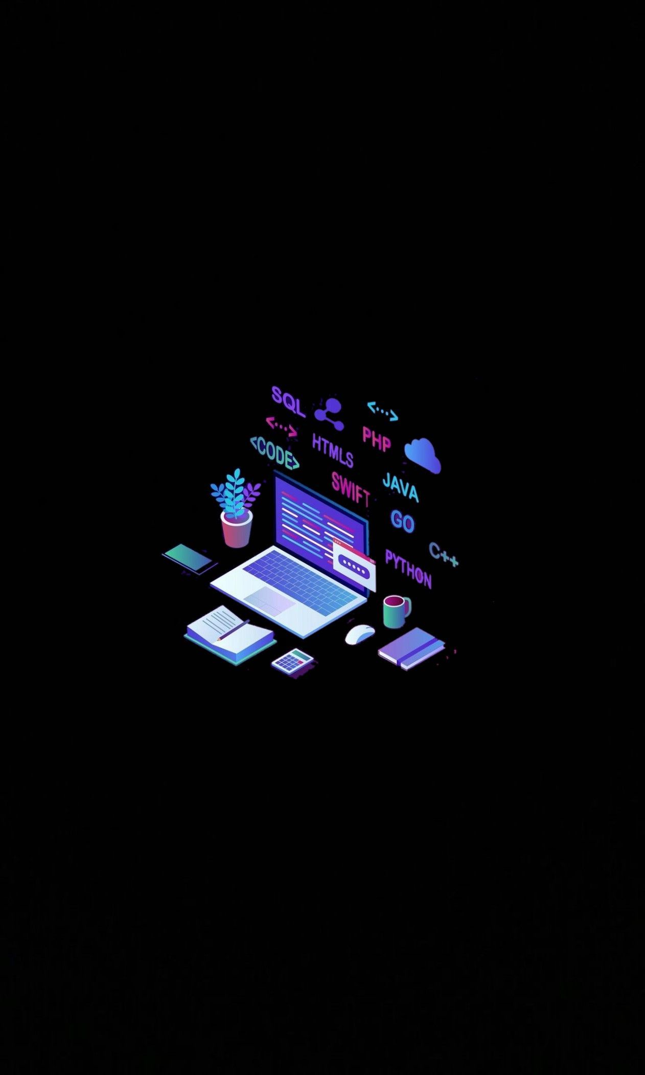 1262x2102 Good ideas. dark wallpaper, cool wallpaper art, wallpaper
