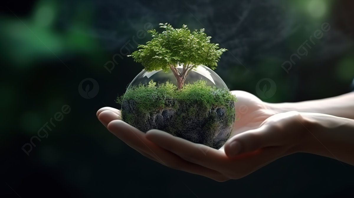 1200x673 Saving The World 3D Render Of Plants Held In Hand, Agriculture Banner, Organic Farming, 3D Grass Background Image And Wallpaper for Free Download