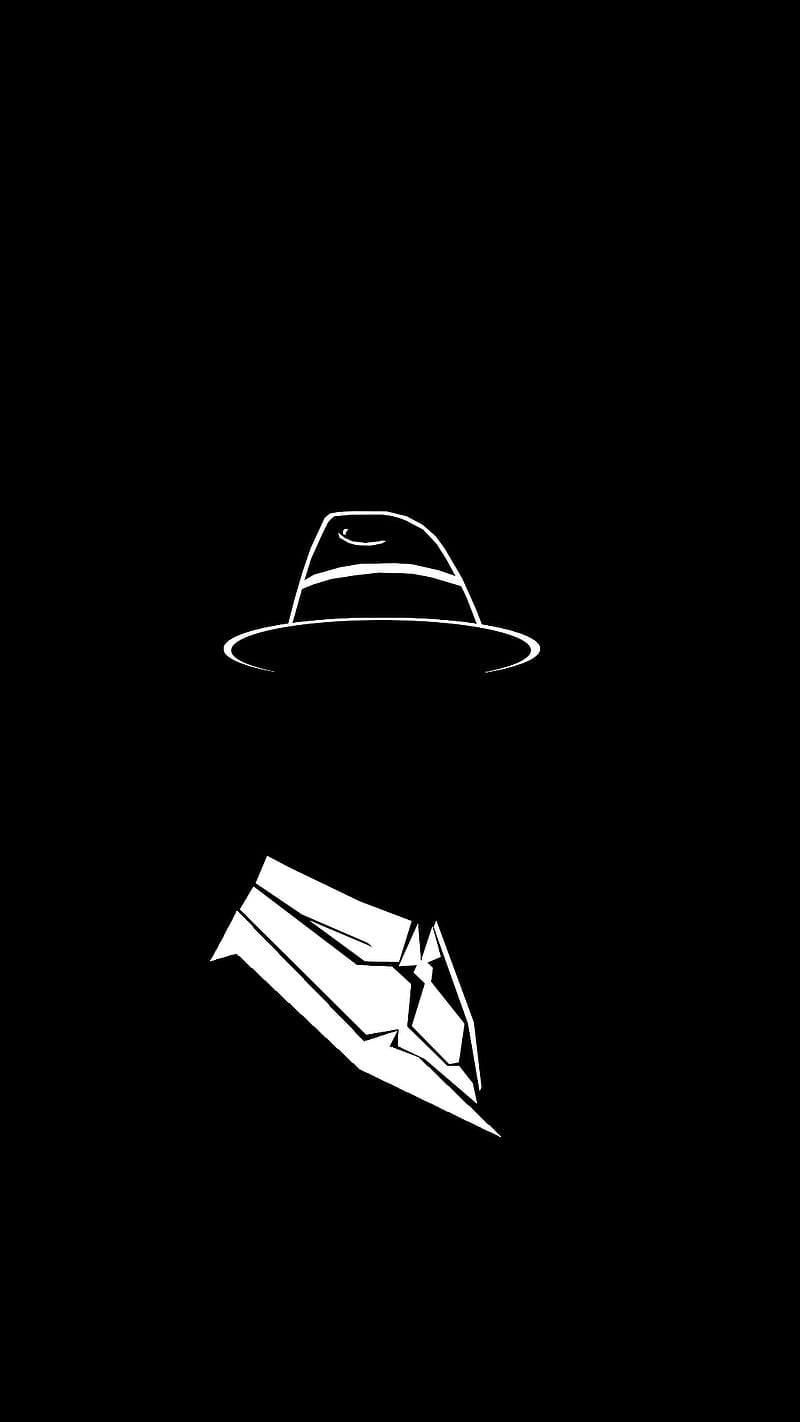 800x1422 Minimalist Man Dark, black, white, HD phone wallpaper