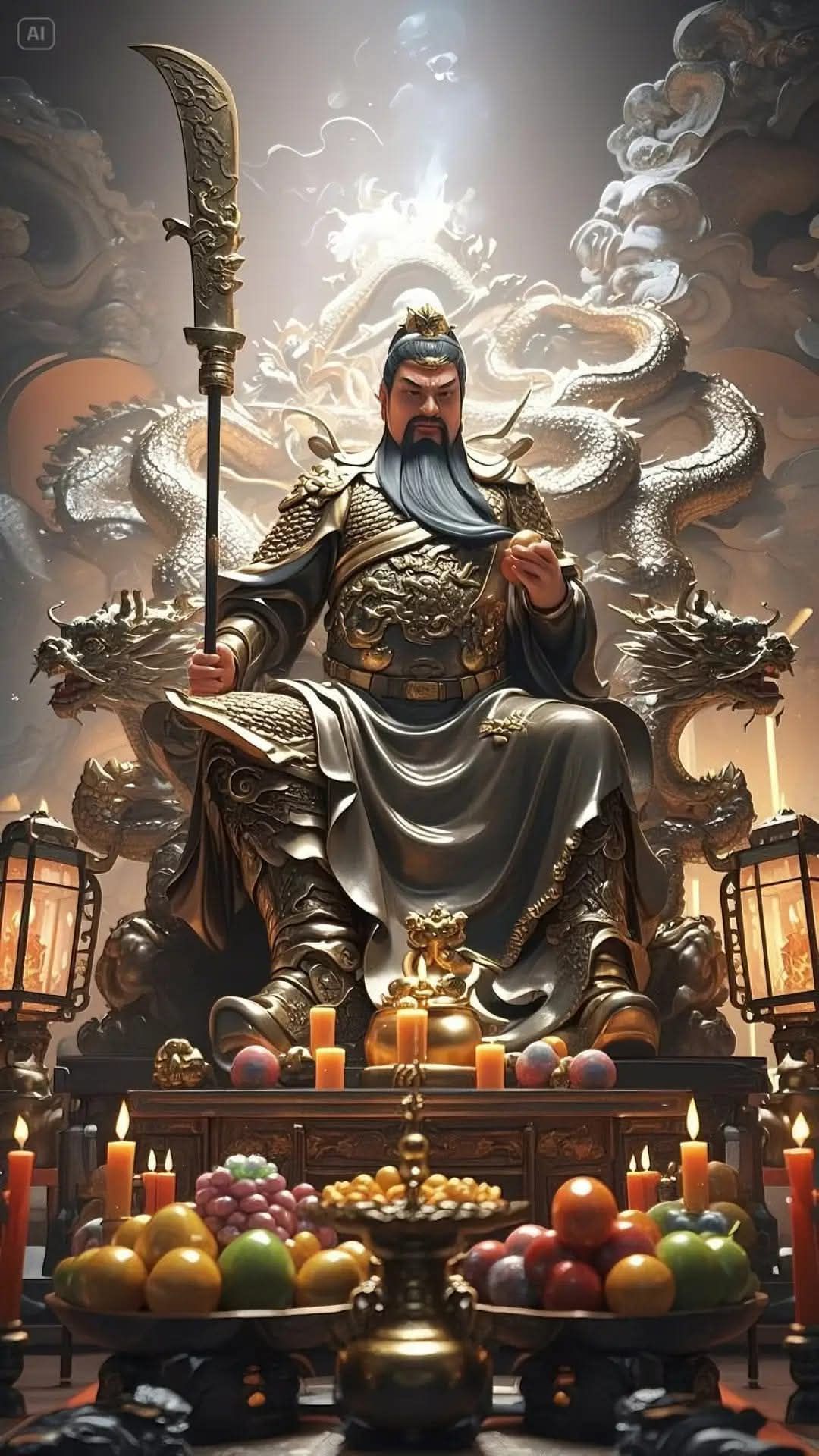 1080x1920 Discover 71 Grim reaper and guan yu wallpaper ideas. japanese warrior tattoo drawing, kwan kong, chinese warrior god and more