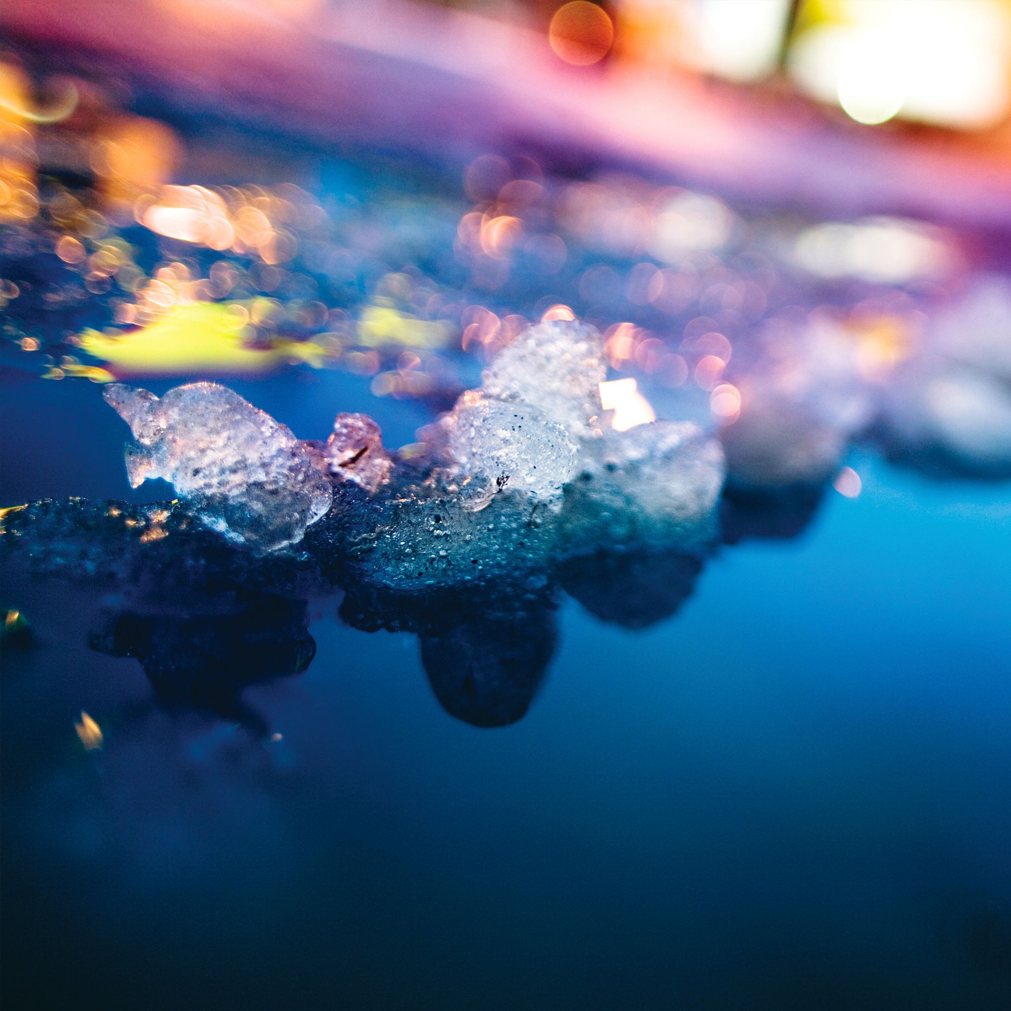 2048x2048 Ice Block Wallpaper for iPhone Pro Max, X, 6