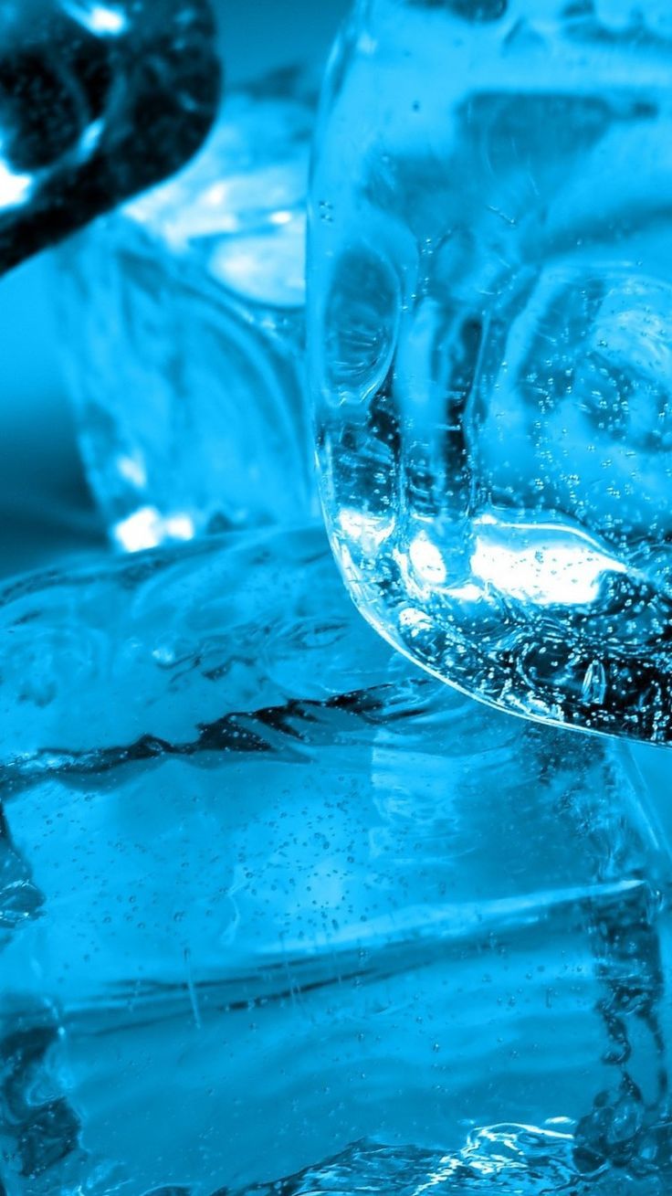 736x1309 Frozen Icy Block Macro iPhone 8 Wallpaper