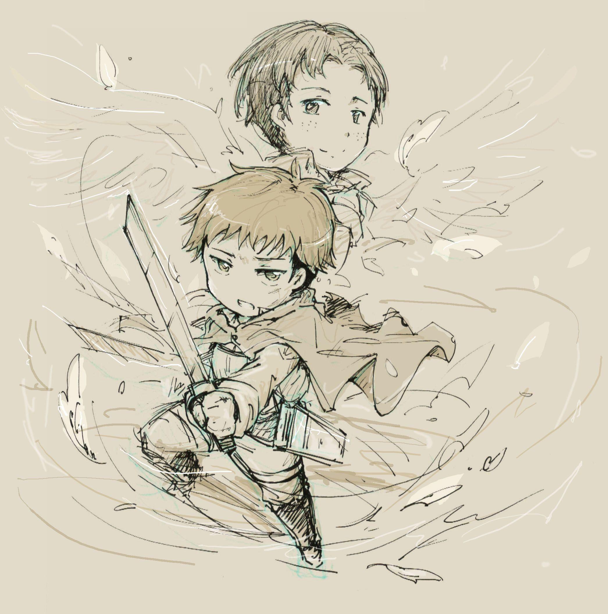 2091x2111 Jean Kirschtein and Marco Bott Kirschtein (Attack on Titan) Photo