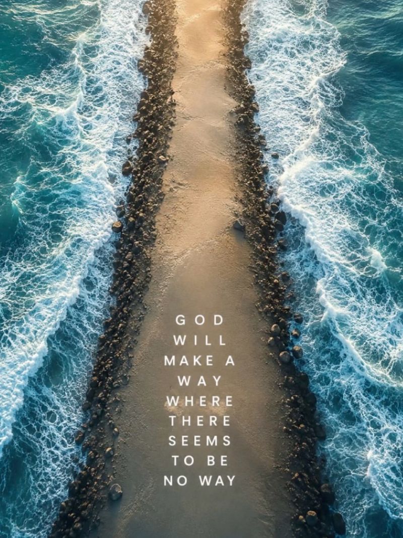 800x1068 The Lord said to Moses, “Why do you cry to me? Tell the people of Israel to go forward. Lift up your staff, and stretch out your hand over the sea and