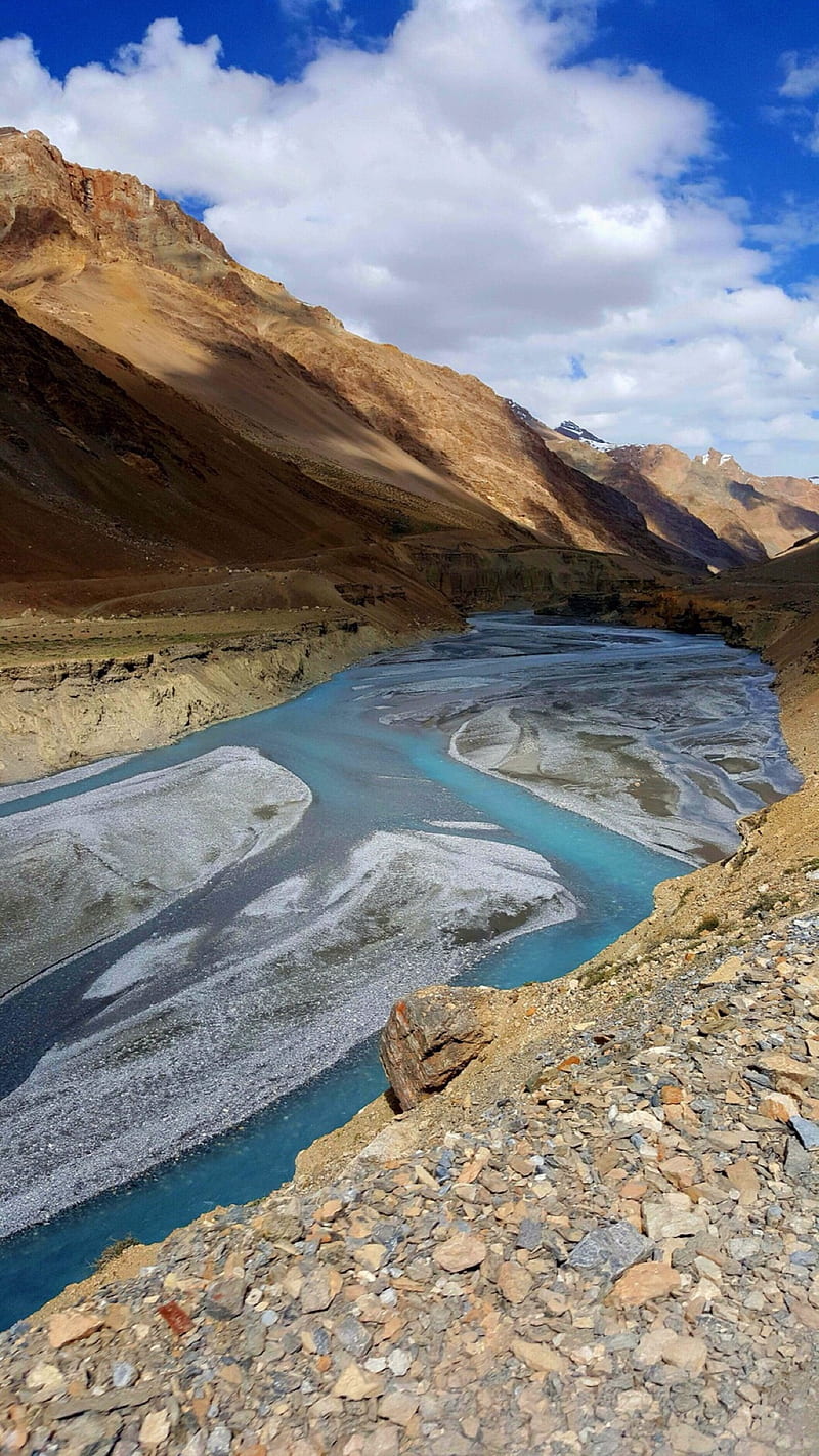800x1422 Leh, ladakh, nature, beauty, serenity, serene, peace, HD phone wallpaper