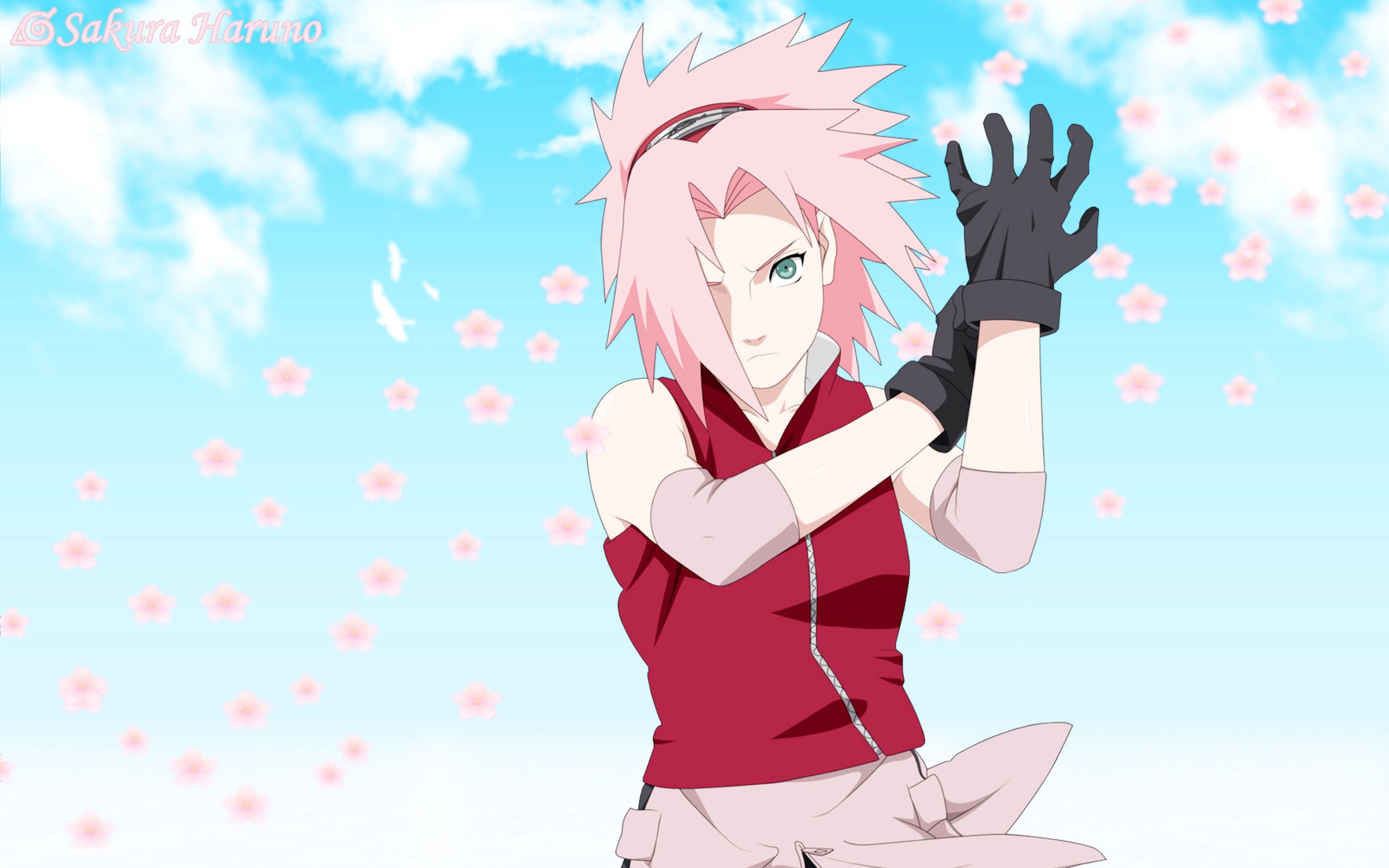 3840x2400 Sakura Haruno Anime 4K Ultra HD Wallpaperx2400