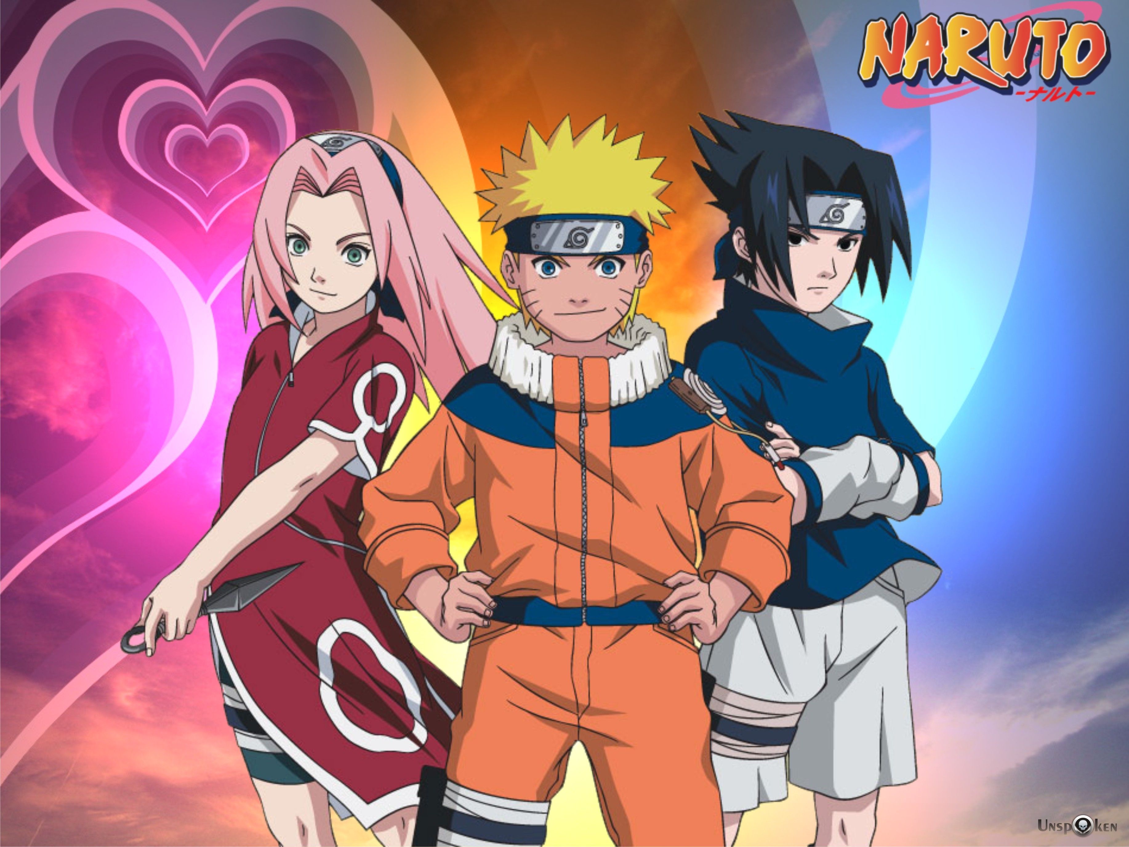 3668x2751 Naruto, Sasuke And Sakura Wallpaper