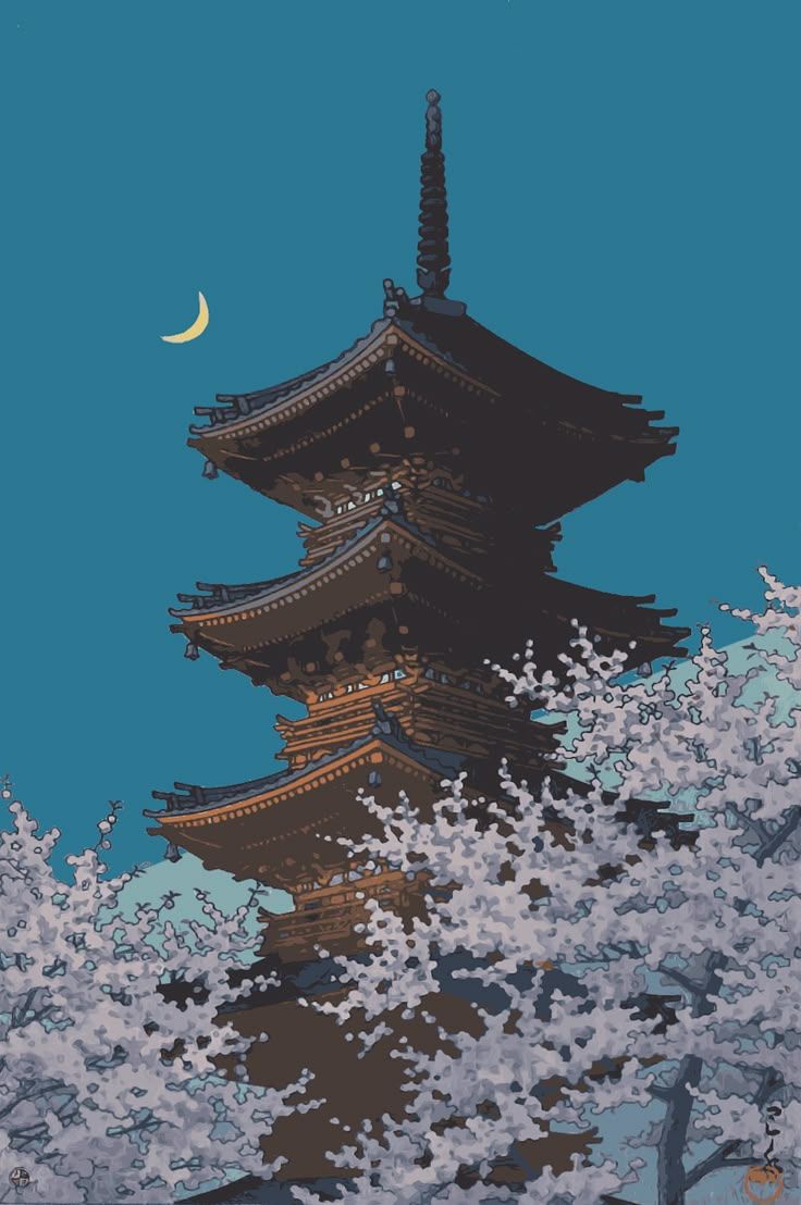 736x1108 Spring Evening at the Toshogu Shrine