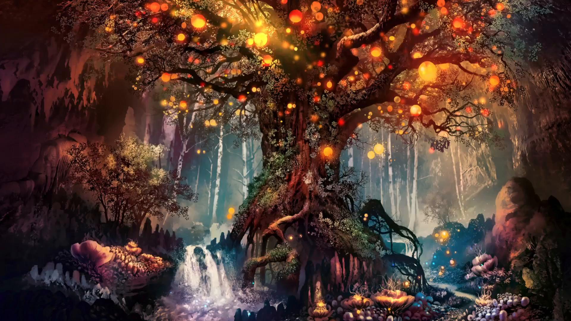 1920x1080 Fantasy Autumn Fall Wallpaper