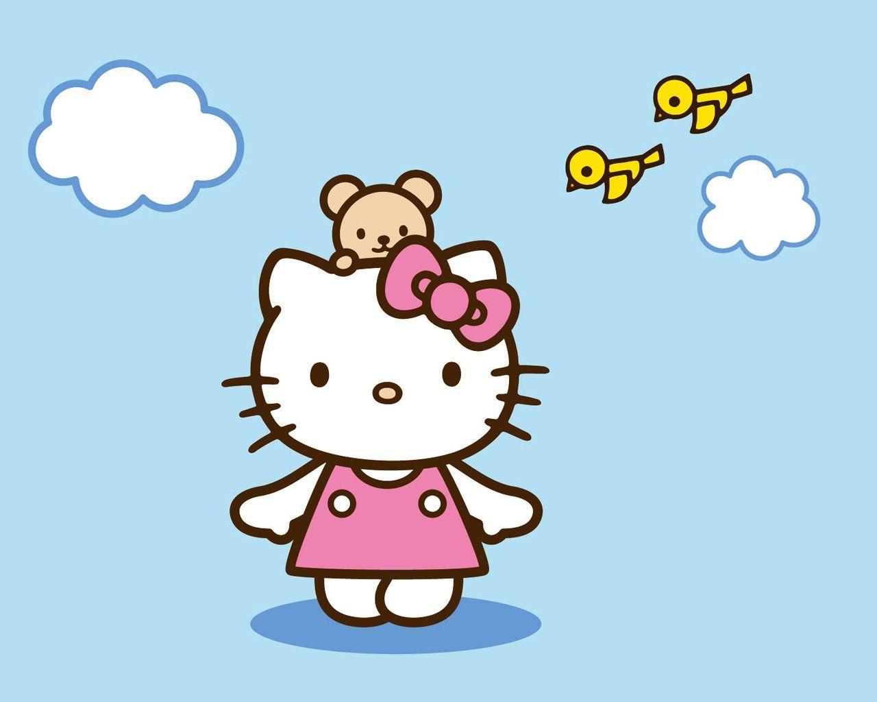 1280x1024 Hello Kitty Sanrio Wallpaper