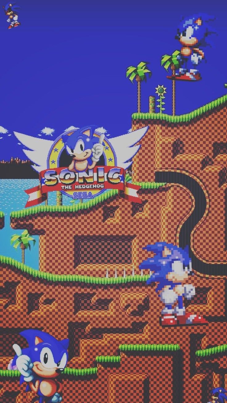 736x1308 Sonic Wallpaper
