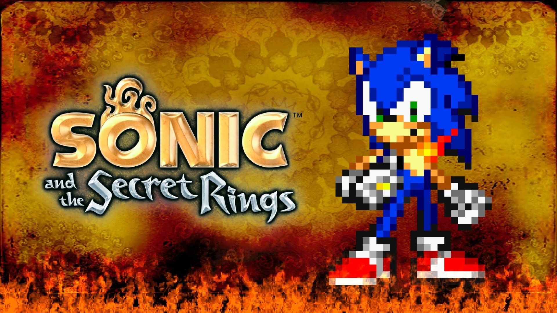 1920x1080 Download Pixel Art Sonic The Hedgehog Video Game Sonic And The Secret Rings HD Wallpaper