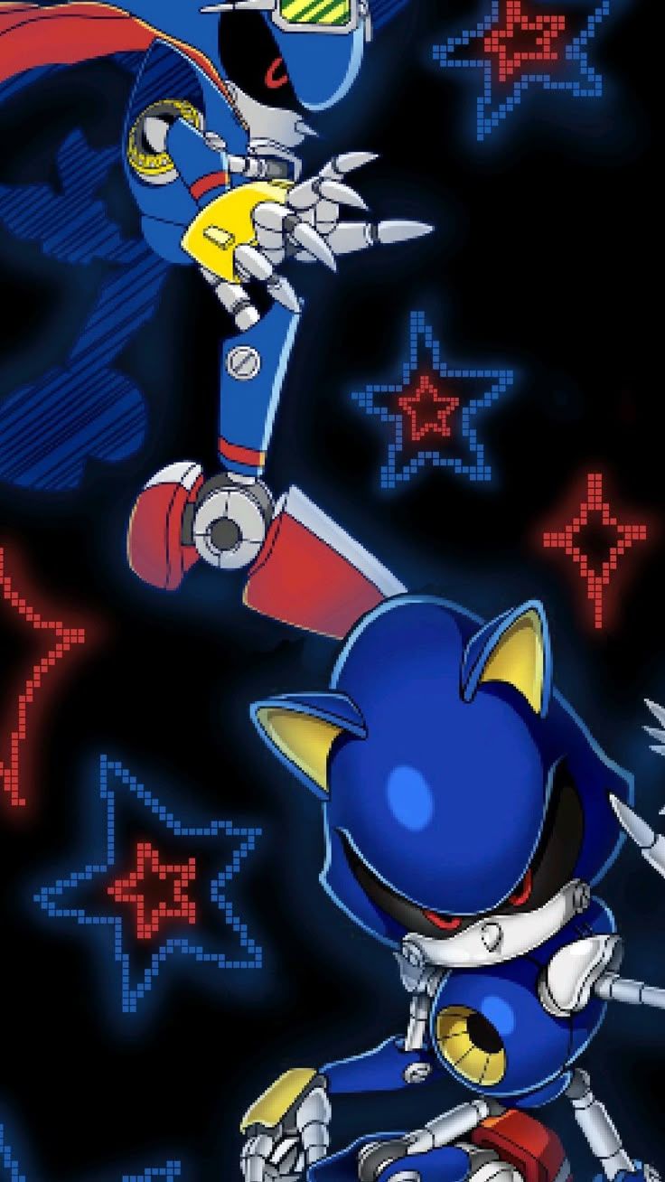 736x1308 Pixel Metal Sonic wallpaper